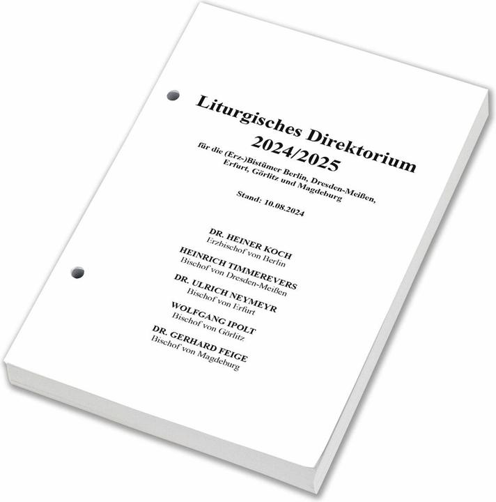 Produktbild Liturgisches Direktorium 2024/2025 (Deutsch, 2024)