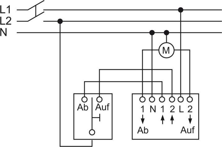 Produktbild Busch-Jaeger UP Jalousie-Control II 6411U/S-101 mit Sensorauswertung 2Schliesser 690V
