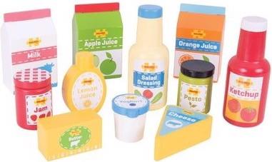 Produktbild Bigjigs Holzküche Zubehör Chilled Groceries