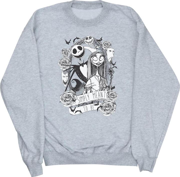 Disney Nightmare Before Christmas Simply Meant To Be Sweatshirt