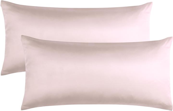 Aspero 2x Satin Kissenbezüge 40x80 cm Alia - 9067 (Kopfkissenbezug, 40 x 80 cm)