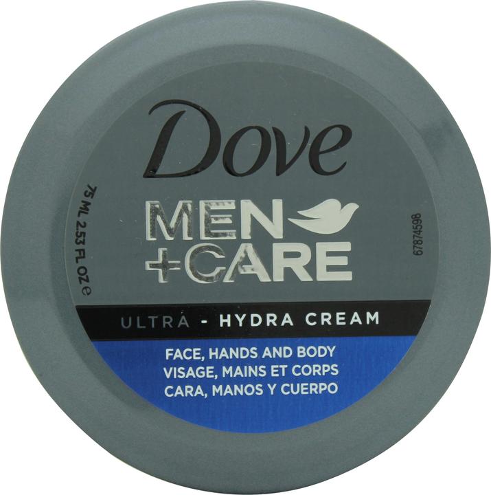 Actual product image Dove Men Care Ultra Care Hydra Cream Face, Hand and Body 75ml (75 ml, Day cream)