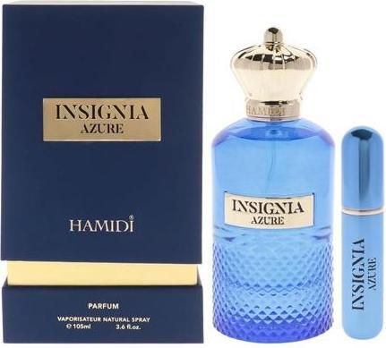 Actual product image Hamidi Insignia Azure by for Men 3.6 Oz Parfum Spray (Eau de parfum, 105 ml)