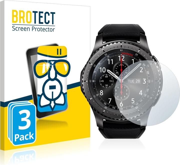 Produktbild BROTECT AirGlass Panzerglasfolie (Gear S3 Frontier)
