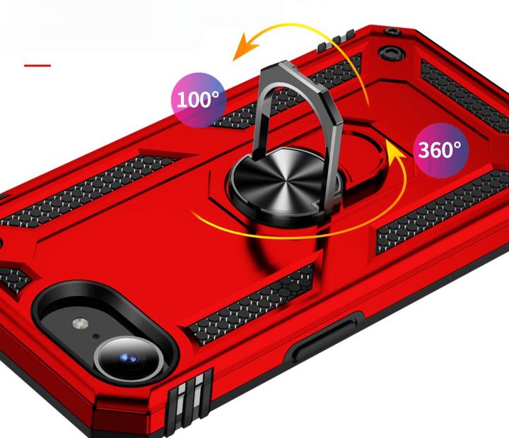 Actual product image Cover-Discount iPhone 16e - Robustes Back Cover mit Kickstand (Apple iPhone 16e)