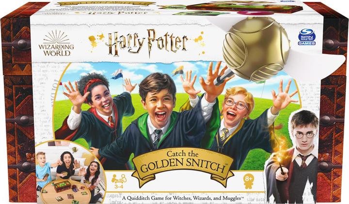 Produktbild Spin Master Harry Potter – Fang den Goldenen Schnatz, ein Quidditch-Brettspiel für Hexen, Zauberer und Muggel