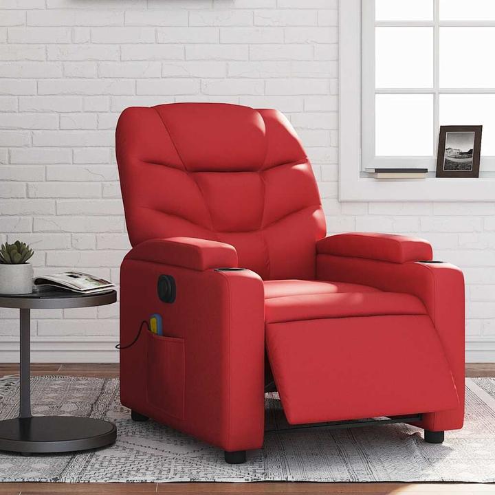 VidaXL Massagesessel Elektrisch Kunstleder