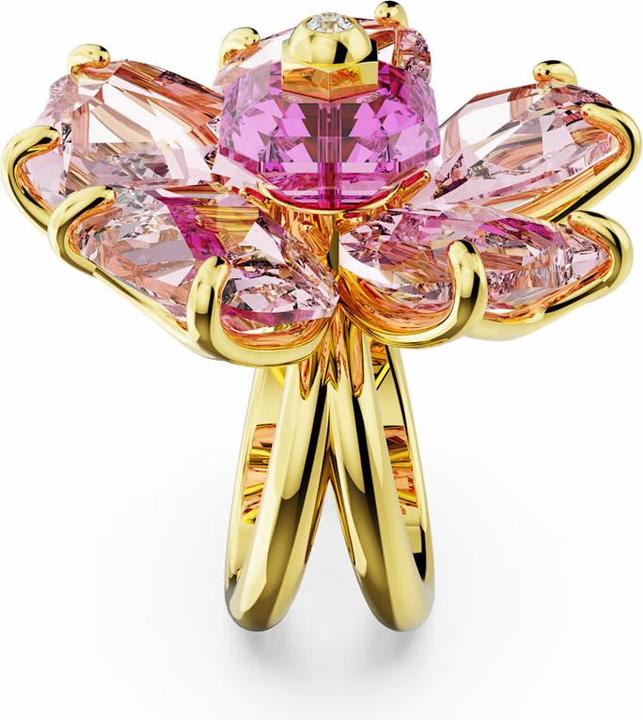 Image du produit Swarovski Florere Cocktail Bague Fleur Rose Or (52)
