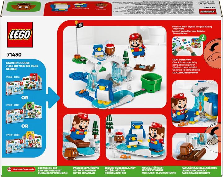 Actual product image LEGO 71430 Snow adventure with the penguin family - extension set (71430, LEGO Super Mario)
