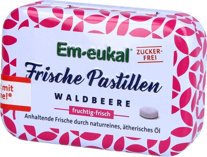 Em-eukal Frische Pastillen Waldbeere zuckerfrei mit Xylit (1 Stk., 20 g)