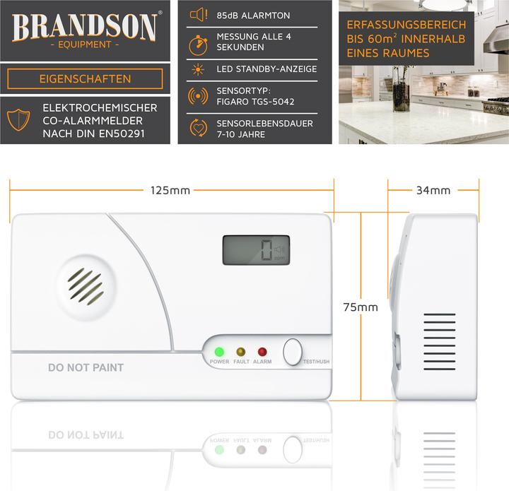 Actual product image Brandson CO-Melder