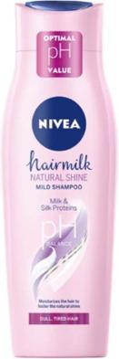 Immagine prodotto NIVEA Shampoo curativo con proteine del latte e della seta per capelli lucidi senza lucentezza Capelli al (250 ml, Shampoo liquido)