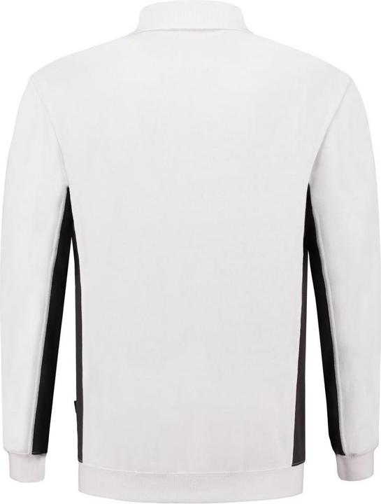 Image du produit Tricorp Sweatshirt col polo bicolore poche poitrine WhiteDarkgrey Gr. XL (XL)