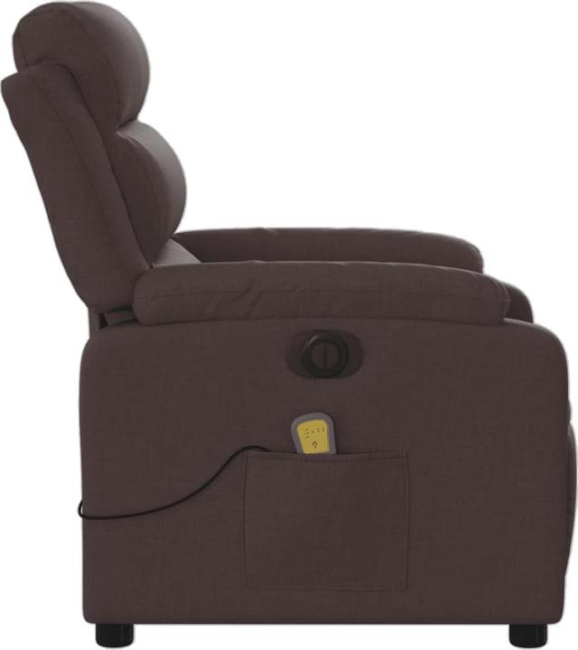 Actual product image VidaXL Massage chair electric fabric