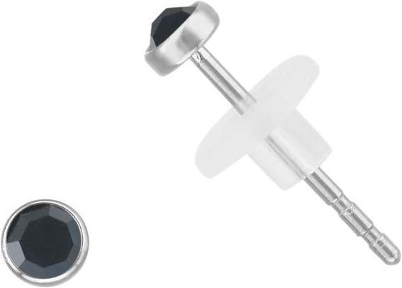 Bijouteria Ohrstecker (Edelstahl, Kristall, PVC)