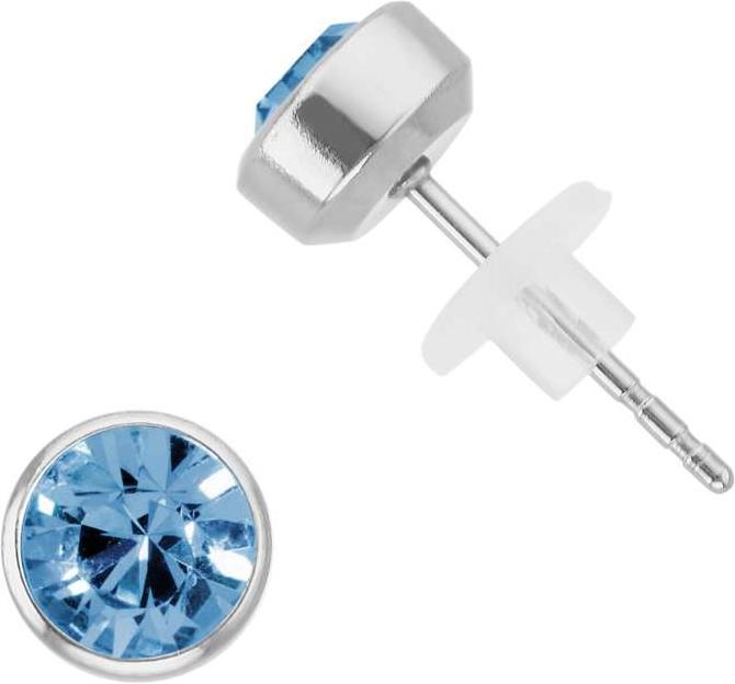 Bijouteria Ohrstecker (Edelstahl, Kristall, PVC)