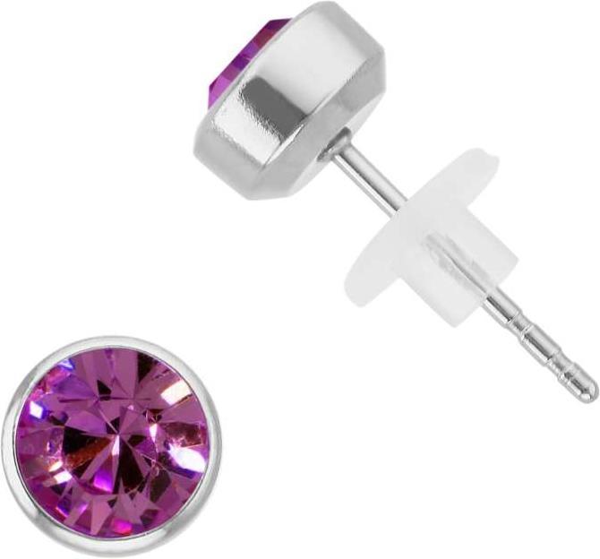 Bijouteria Ohrstecker (Edelstahl, Kristall, PVC)