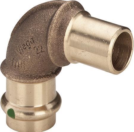 Actual product image Viega SANPRESS nipple bend 90 ° 28 mm - 115159