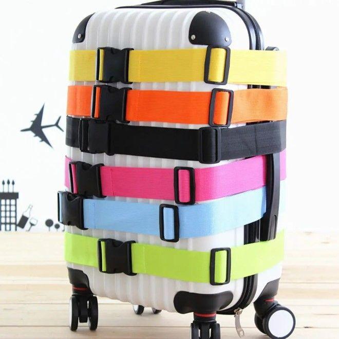 Actual product image MU Classic Kent Series Adjustable Luggage Strap (Case strap)