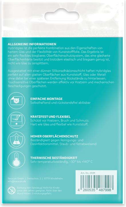 Nährwerte und Zutaten Tigermedia Displayschutz für Tigerbox Touch (Deutsch)