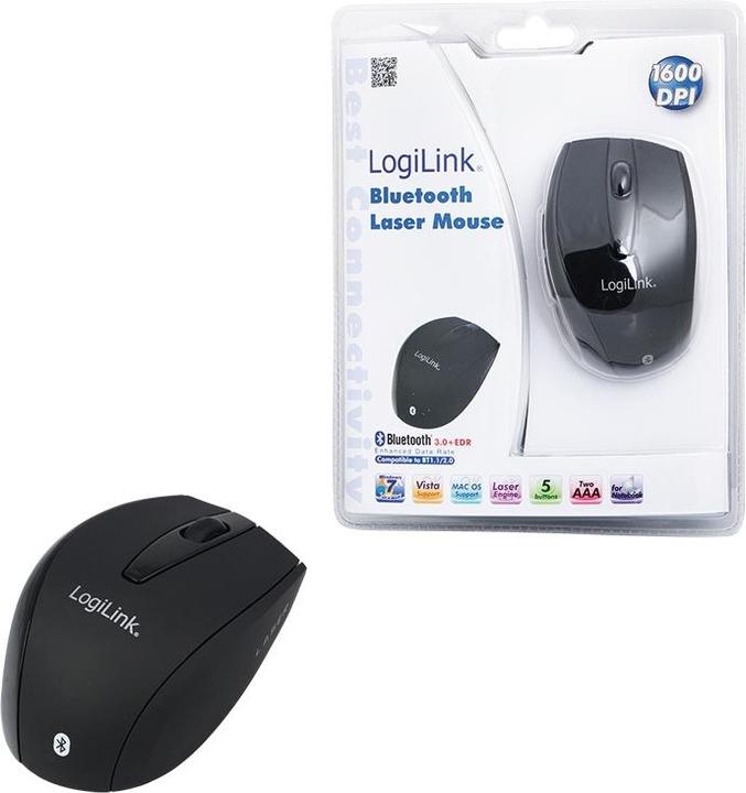 Actual product image LogiLink Maus Laser Bluetooth mit 5 Tasten (Wireless)