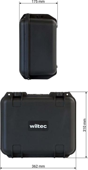 Actual product image Wiltec Universalkoffer 34x31x15,2cm wasserdicht Transportkoffer Schutzkoffer