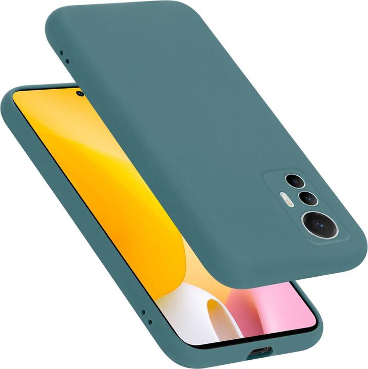 Actual product image Cadorabo TPU Liquid Silicone Case Cover for Xiaomi 12 LITE (Xiaomi 12 Lite)