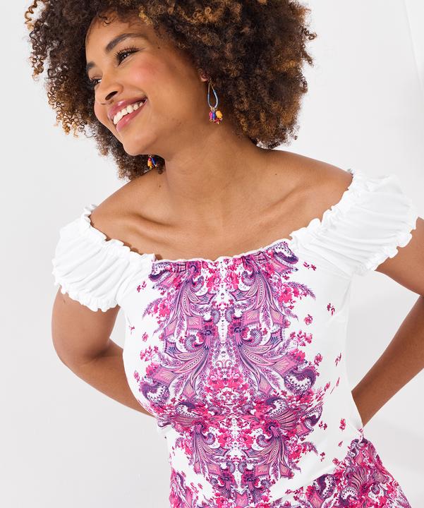 Actual product image Joe Browns Bright Boho Elasticated Jersey Top
