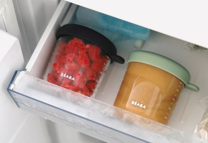 Actual product image Beaba Glass portions 6 pcs. 250ml (Sun mix)