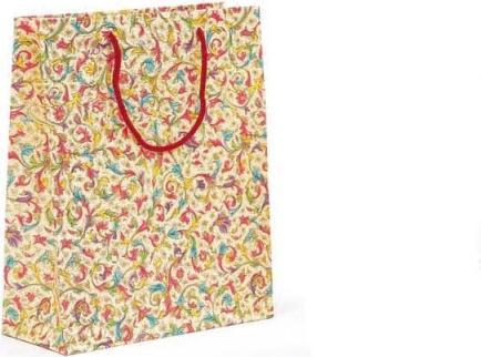 Produktbild Kartos Geschenksack Florentia 30x36x12cm mit roter Kordel (Geschenktüte, 1 x)