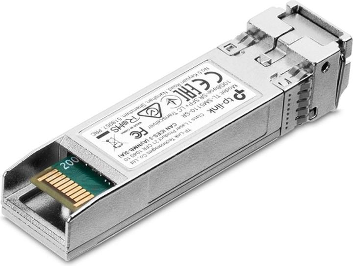 Actual product image TP-Link SM6110-SR 10G/25Gbase-SR SFP+/SFP28 LC Transceiver up to 300m for SX6632YF SG3428X and SG345