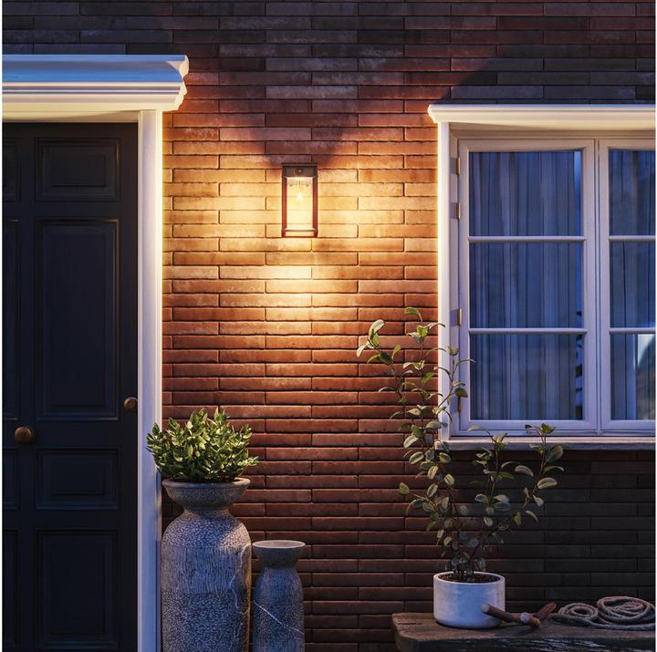 Productafbeelding Philips Lighting Geri 929004632601 Solar-Aussenwandleuchte 3.2 W Warmweiss Schwa (500 lm, IP44)