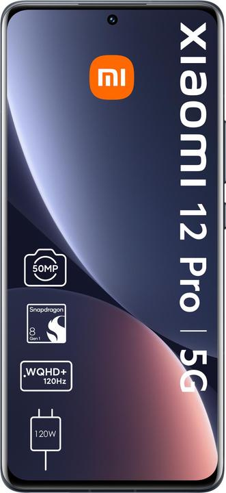 Produktbild Xiaomi 12 Pro 5G (256 GB, Grau, 6.73", Dual SIM, 50 Mpx, 5G)