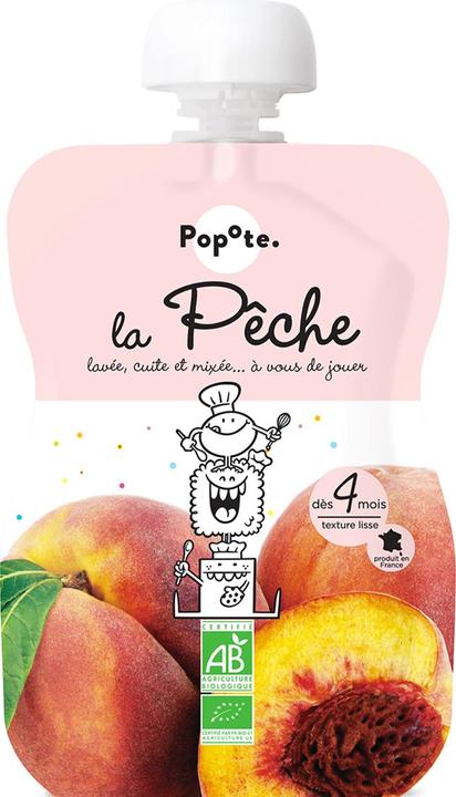 Popote Quetschie Pfirsich BIO (120 g)