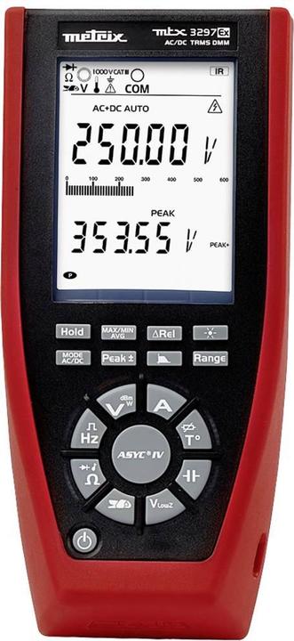 Metrix MTX 3297Ex Multimetro portatile digitale con protezione Ex CAT III 1000 V, CAT IV 6 (CAT IV 600V, CAT III 1000V)