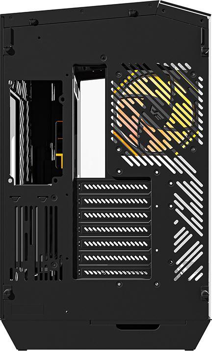 Actual product image Darkflash Tech Darkflash DY470 computer case (black) + 4 fans + GPU bracket (ATX)