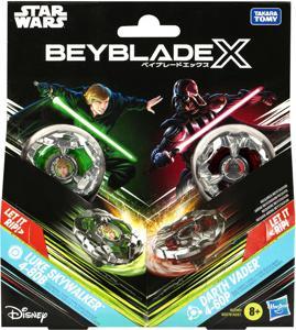 Hasbro Beyblade X and Star Wars Collab Luke Skywalker 4-80B vs. Darth Vader 4-60B Multipack, Set (English)