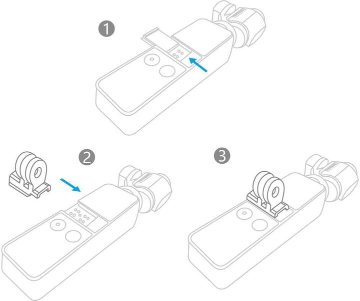 Image du produit Pgytech Osmo Pocket Data Port to Universal Mount (Port de données de poche pour montage universel) (DJI Osmo Pocket)