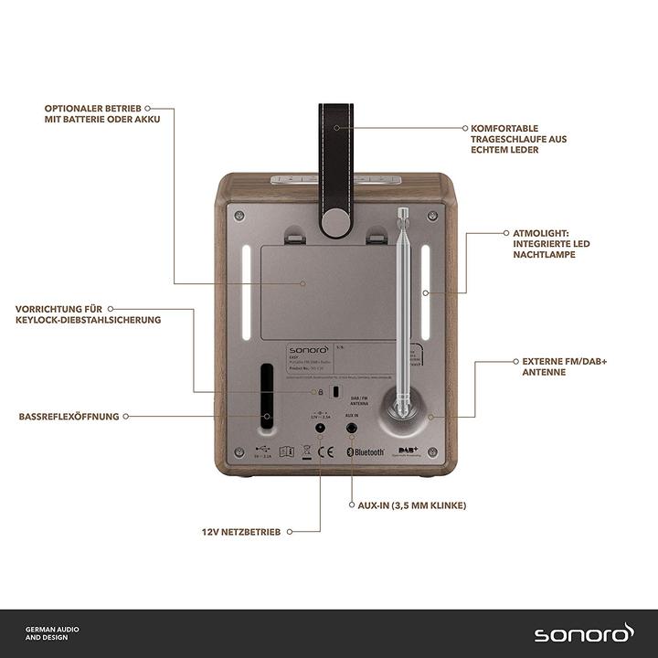 Produktbild Sonoro Easy (DAB+, DAB, FM, Bluetooth)