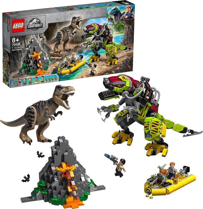 Immagine prodotto LEGO T-Rex contro Dino-Mech (75938, LEGO Jurassic World)