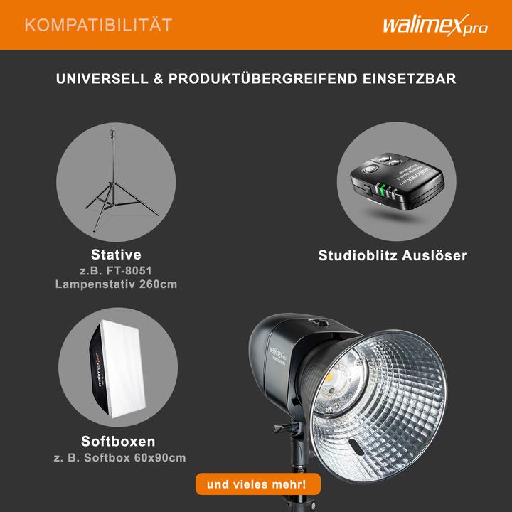 Image du produit Walimex pro Newcomer 300 Flash de studio II (300 W, Set)