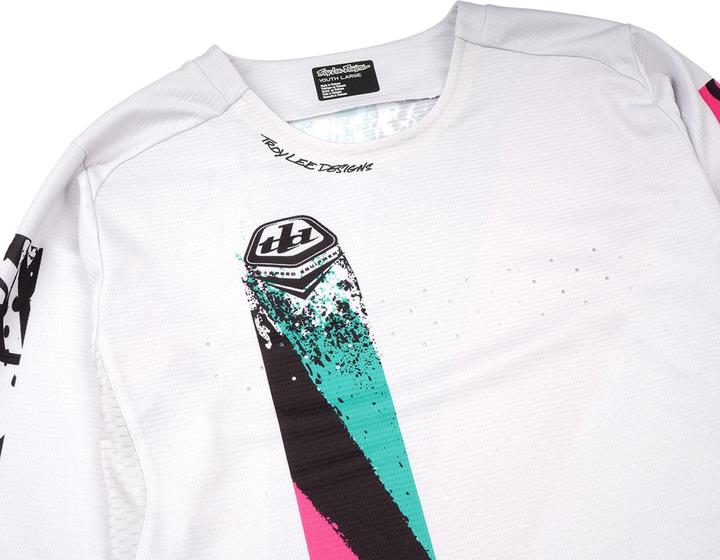 Produktbild Troy Lee Designs Sprint Jersey, Full Pull, chalk, youth XL (XL)