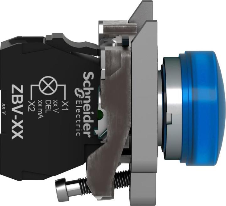 Actual product image Schneider Electric Indicator LED 24V AC/DC blue XB4BVB6