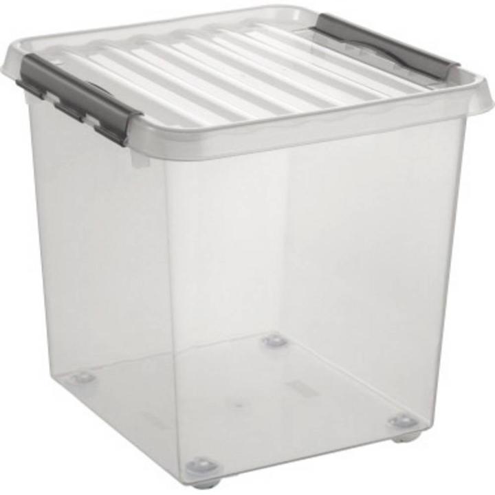 Helit Q-line mit Rollen (40 x 40 x 40 cm, 38 l)