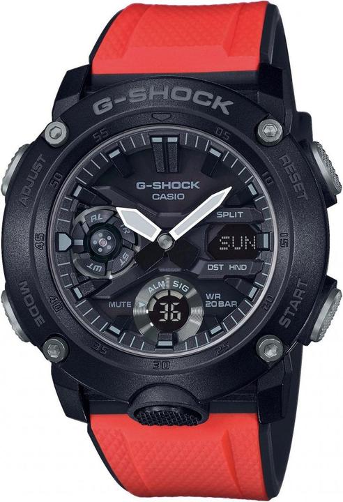 G-Shock GA-2000 (Chronograph, Digitaluhr, Analoguhr, 48.70 mm)