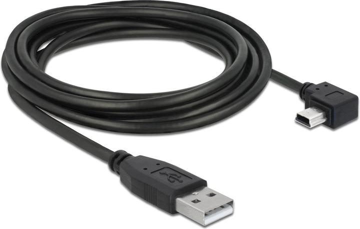Produktbild Delock USB-A - USB mini-B gewinkelt (3 m, USB 2.0)