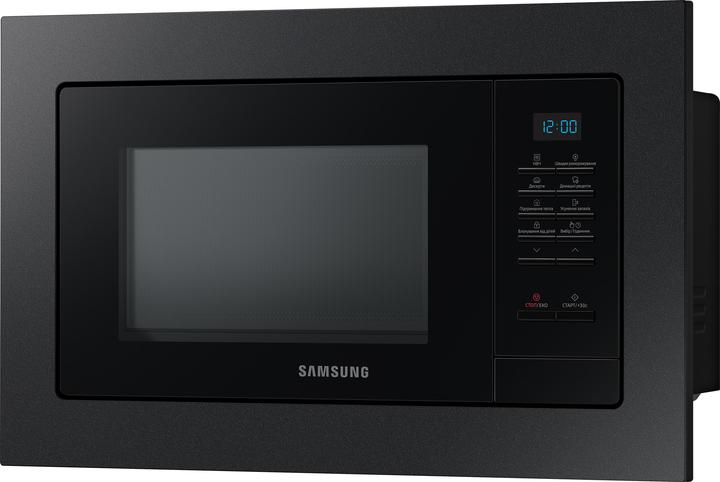 Image du produit Samsung MS20A7013AB/EF, Ingebouwd, Solo-magnetron, 20 l, 850 W, Knoppen, Zwart (Prise UE, 20 l)