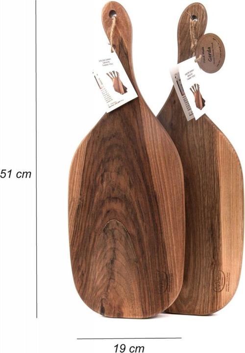 Actual product image Das Brettl Garda walnut cutting board