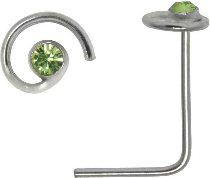 Immagine prodotto Bijouteria Piercing per naso (Argento 925, Vetro (di orologio))