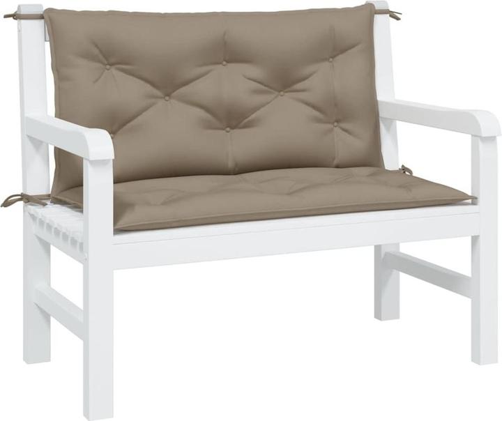 Produktbild VidaXL Gartenbank-Auflagen 2 Stk. O x ford-Gewebe (100 x 50 x 7 cm)
